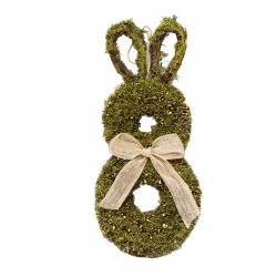 Easter Bunny Wreath Decoration for Front & Indoor Wall
