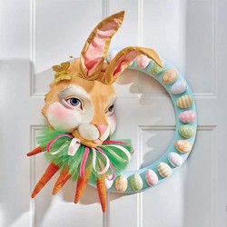 Easter Cottontail Rabbit Wreath