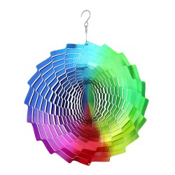 Colorful Rainbow - 3D Metal Wind Spinner Outdoor Garden Decor