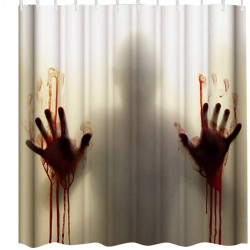 Halloween Scary Shower Curtain