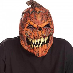 Pumpkin Head Latex Masks