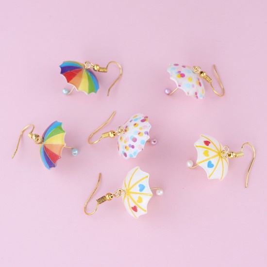Acrylic Umbrella Earrings