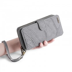 iPhone Phone Case Wallet Model-02 Grey