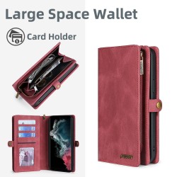 iPhone Phone Case Wallet Red