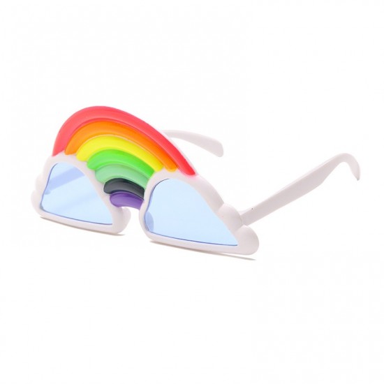 2 Pieces Rainbow Glasses for Party Performance Parade