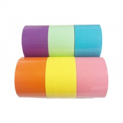 6PCS Sticky Ball Tape DIY Color Ball Tape Rainbow Colors , Extra-wide 6cm Width