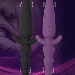 Double Head Prostate Massager Vibrating Anal Plug