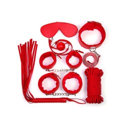 BDSM Set 8 Pieces - Red