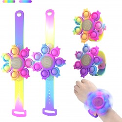 Push Pop Bubble Wristband Fidget Spinner Toys