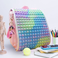 Push Pop Bubble Fidget Toy Shoudler Bag Gifts for Kids