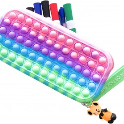 Fidget Pencil Case Push Pop Bubble Sensory Fidget Toys